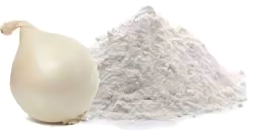 Dehydrated white onion powder